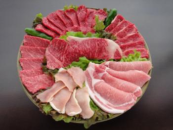 大皿焼肉(パーティーセット)でわいわいと